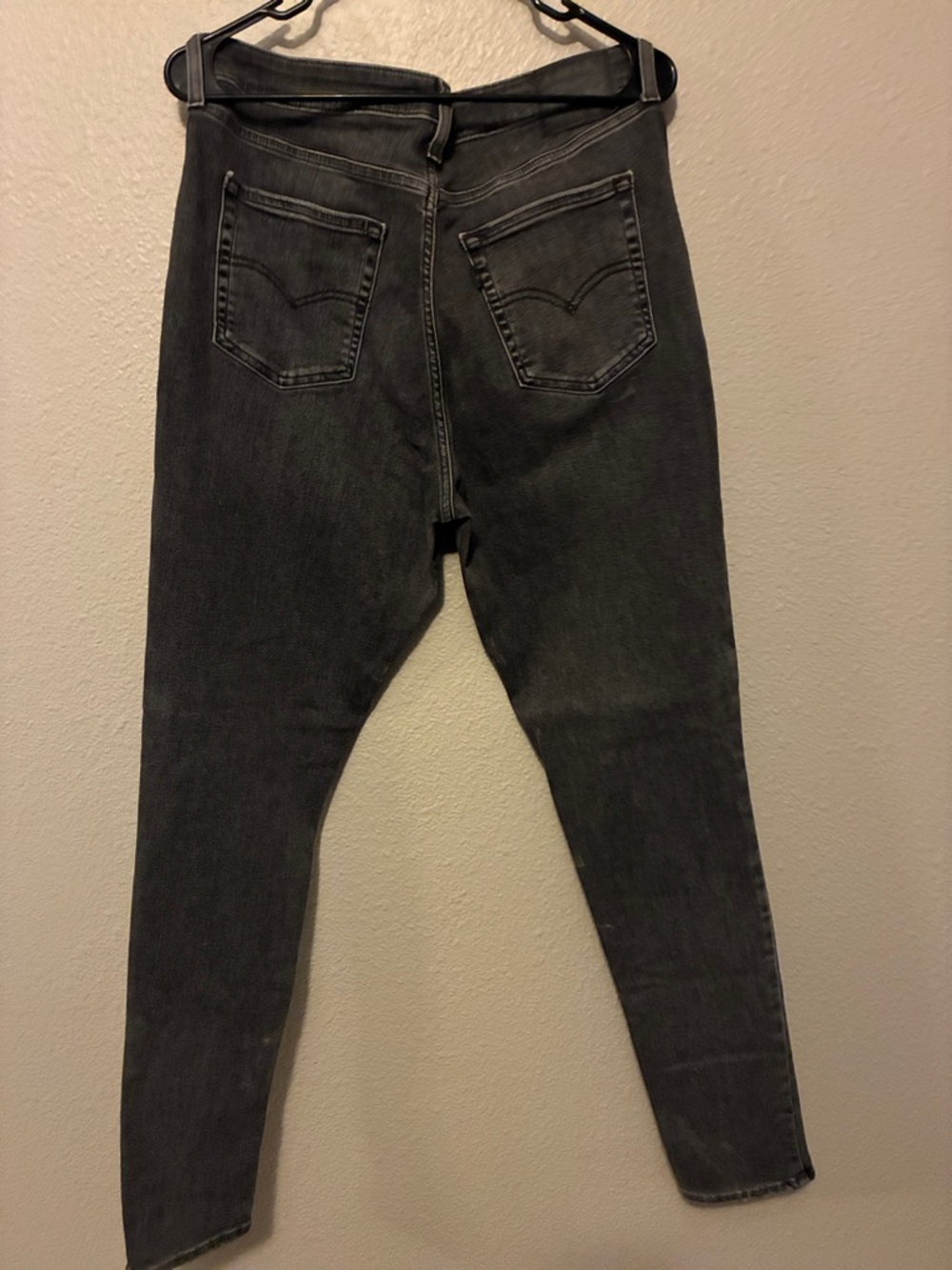 LEVIS Women's High-Rise Black Gray Slim Jeans